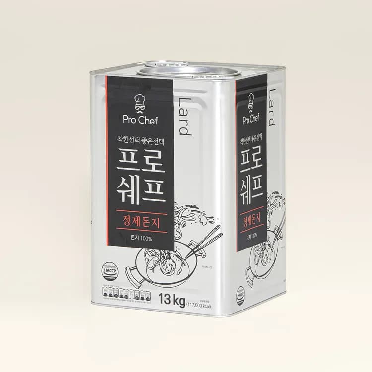 프로쉐프 정제돈지 라드 13kg 1